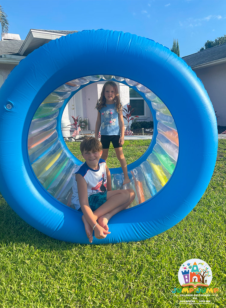 JumpJump Sarasota Florida Event and Bounce House Rental Children Parties - Model: Rolling Fun - rolling bounce house 1